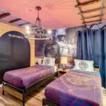 Harry Potter twin bedroom adventure theme