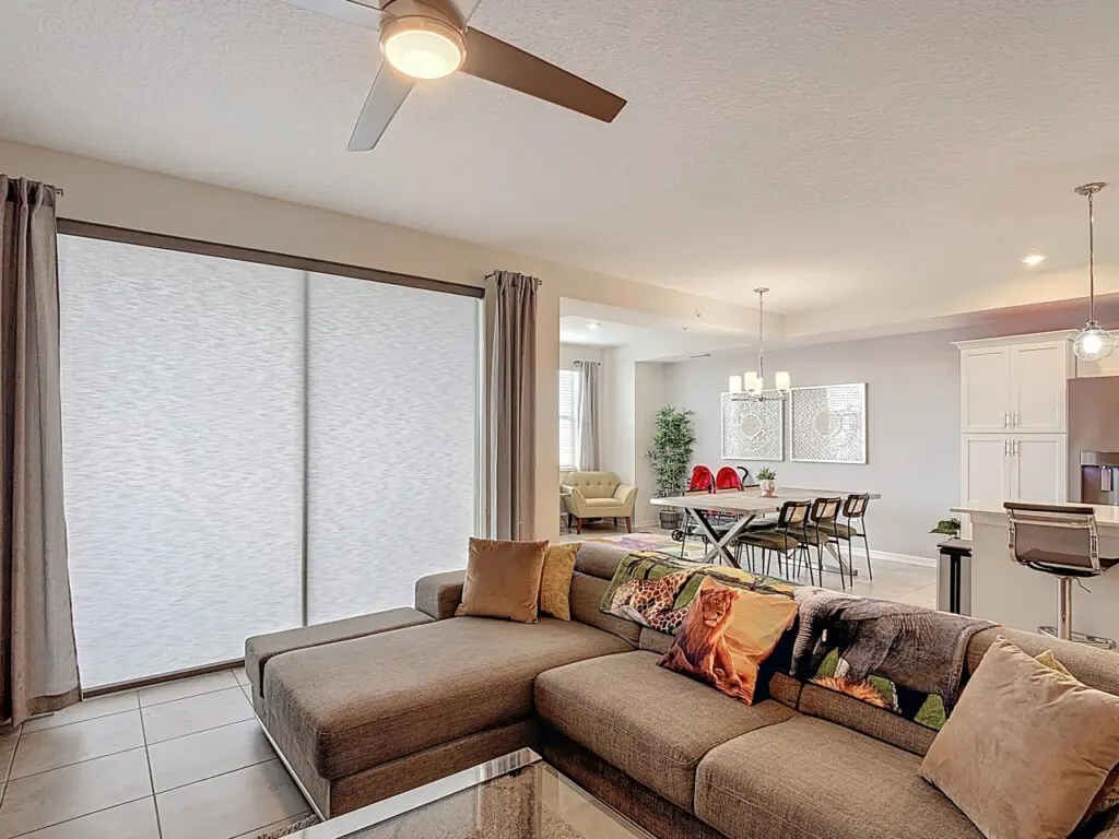 Our spacious and cozy living area, perfect spot to relax after a long day