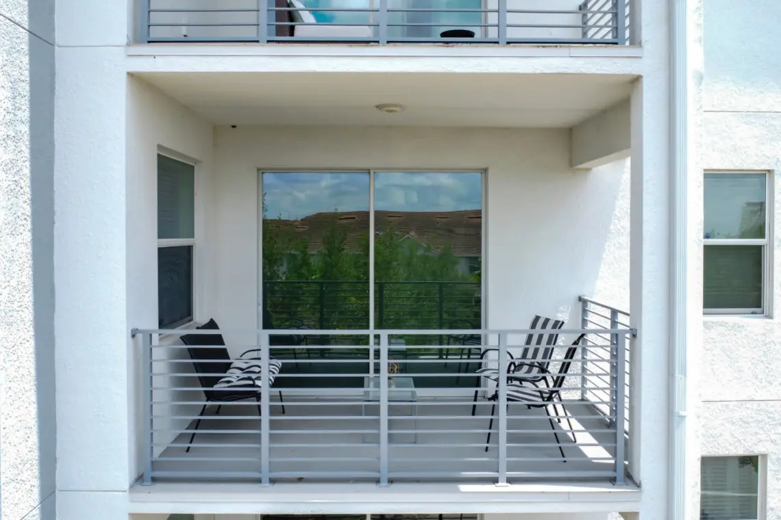Step outside and breathe in the fresh air from your balcony.