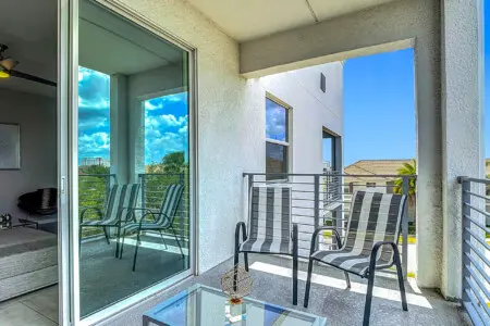Step outside and breathe in the fresh air from your balcony.