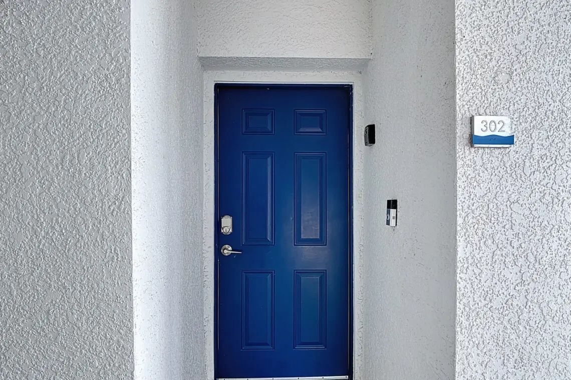 Step into comfort through your exclusive front door.