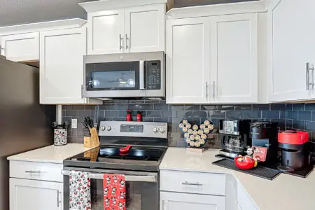Prepare your home cooked meal in our fully equipped kitchen