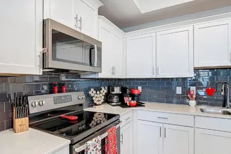 Prepare your home cooked meal in our fully equipped kitchen