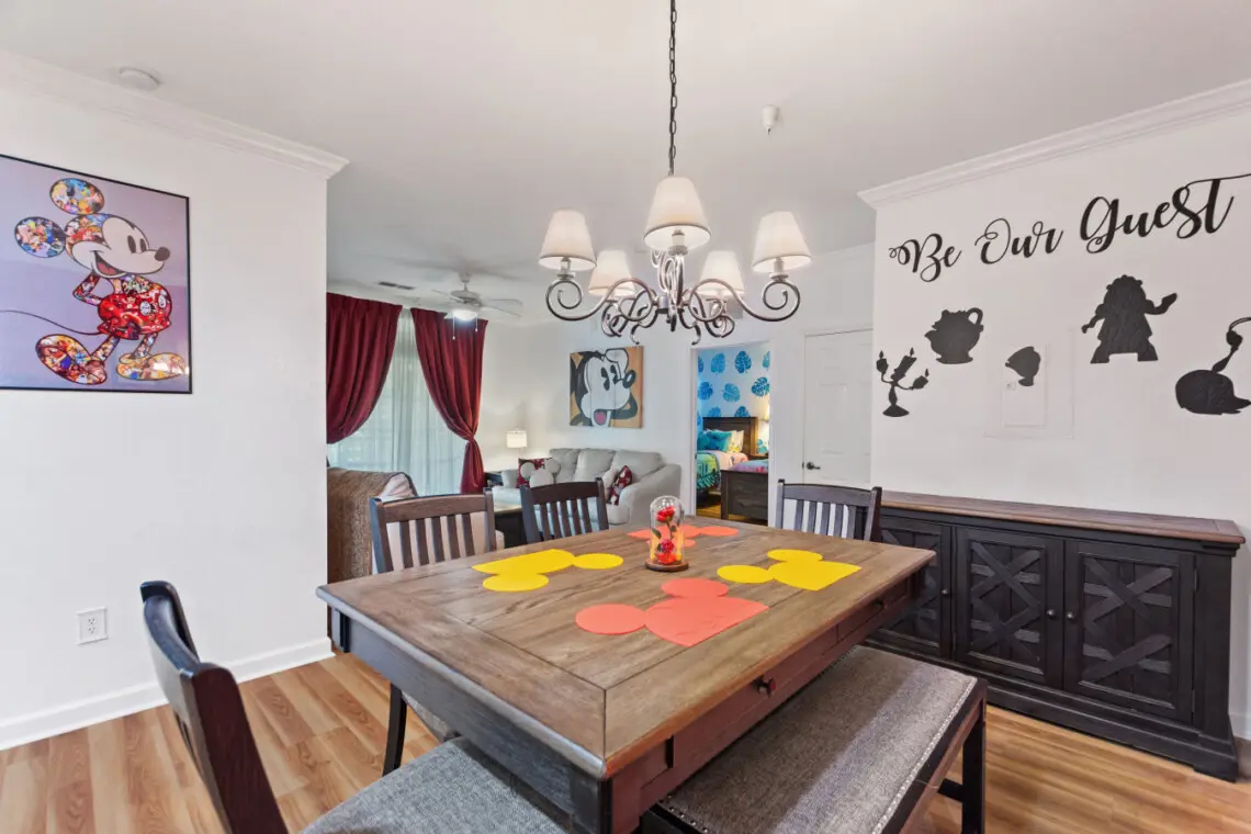 Enjoy your home cooked meal in our Dining Area