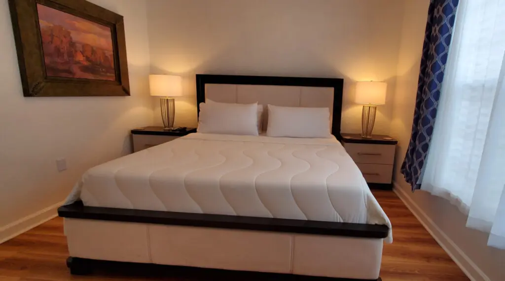 Our cozy Master Bedroom with King Sized Bed