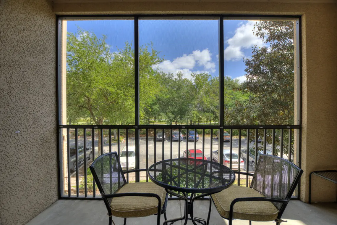 Our private balcony