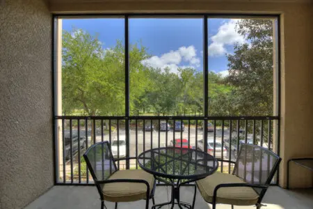 Our private balcony