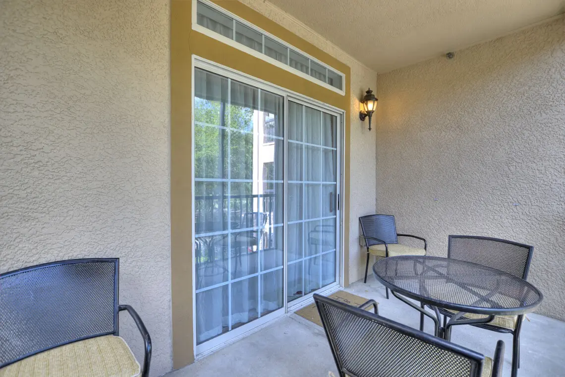 Our private balcony