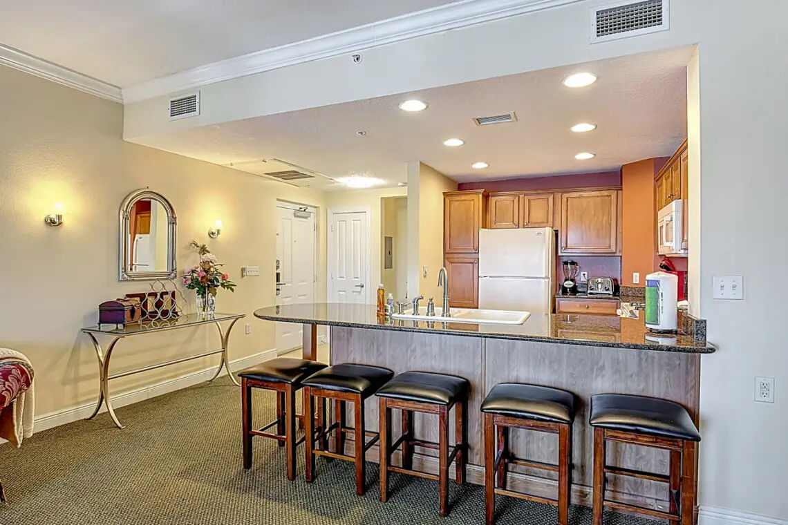 Prepare your home cooked meal in our fully equipped kitchen