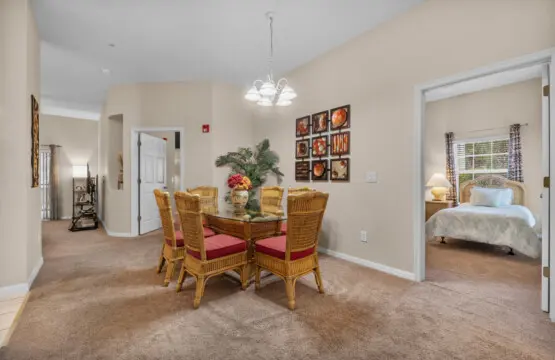 Make mealtime special in our dining space.