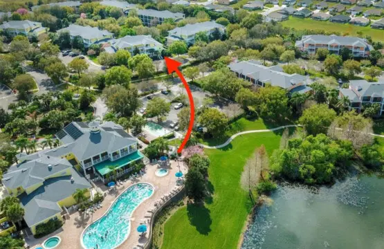 Aerial View, Distance from the pool