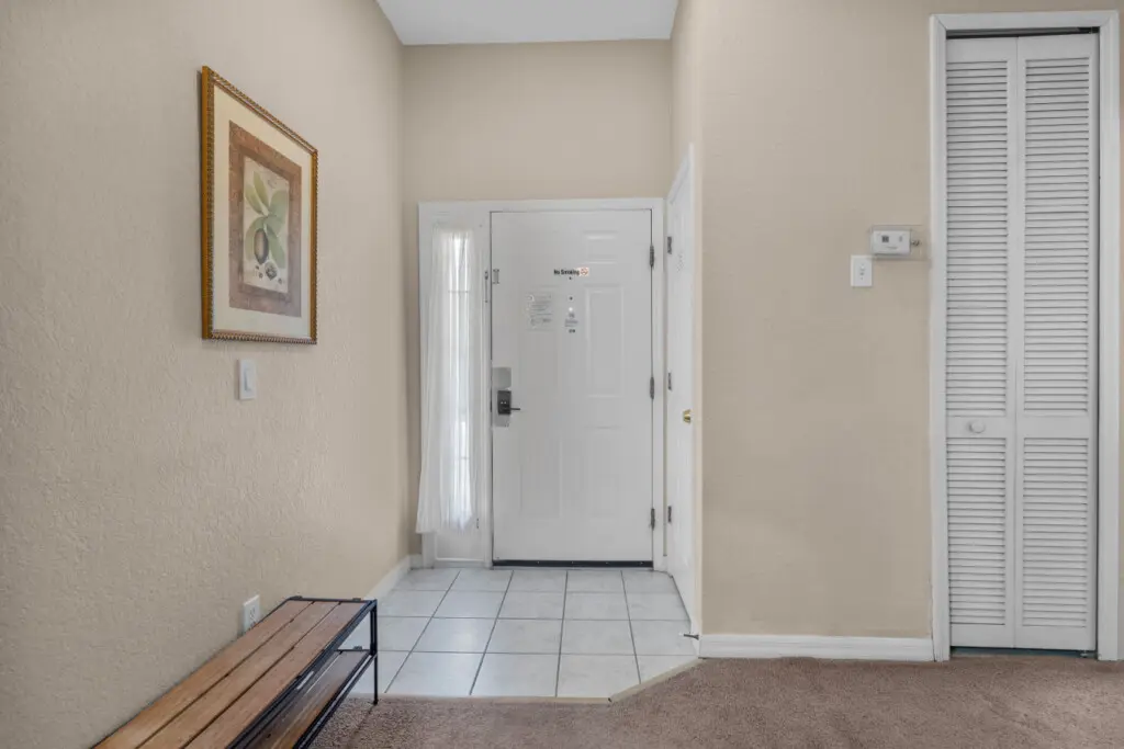 Step into a bright and inviting entryway that sets the tone for your stay.