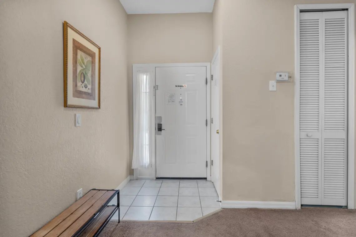 Step into a bright and inviting entryway that sets the tone for your stay.