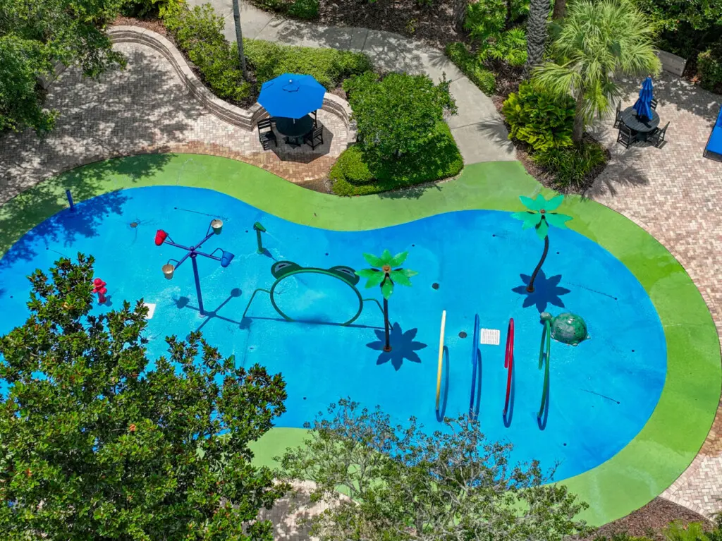 Make a splash! A perfect spot for little ones to cool off and pla