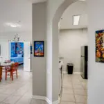Open dining space with Disney decor