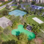 Sports courts and playground at Windsor Hills