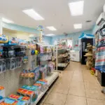 On-site resort shop with essentials and toys