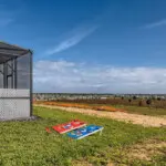 Backyard games with open views