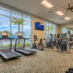 On-site gym with modern machines
