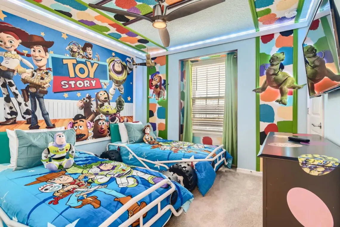 Toy Story themed kids' bedroom