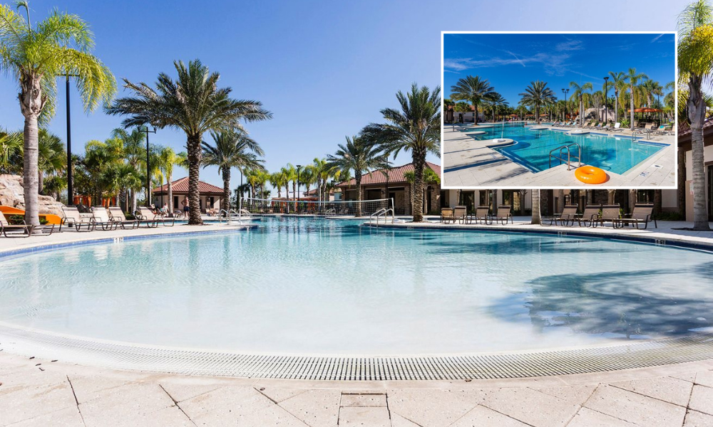 Resort-Style Heated Pool with Beach Entry