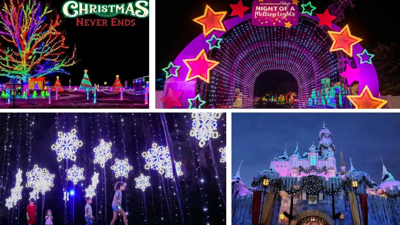 Access to Orlando's Best Christmas Light Displays