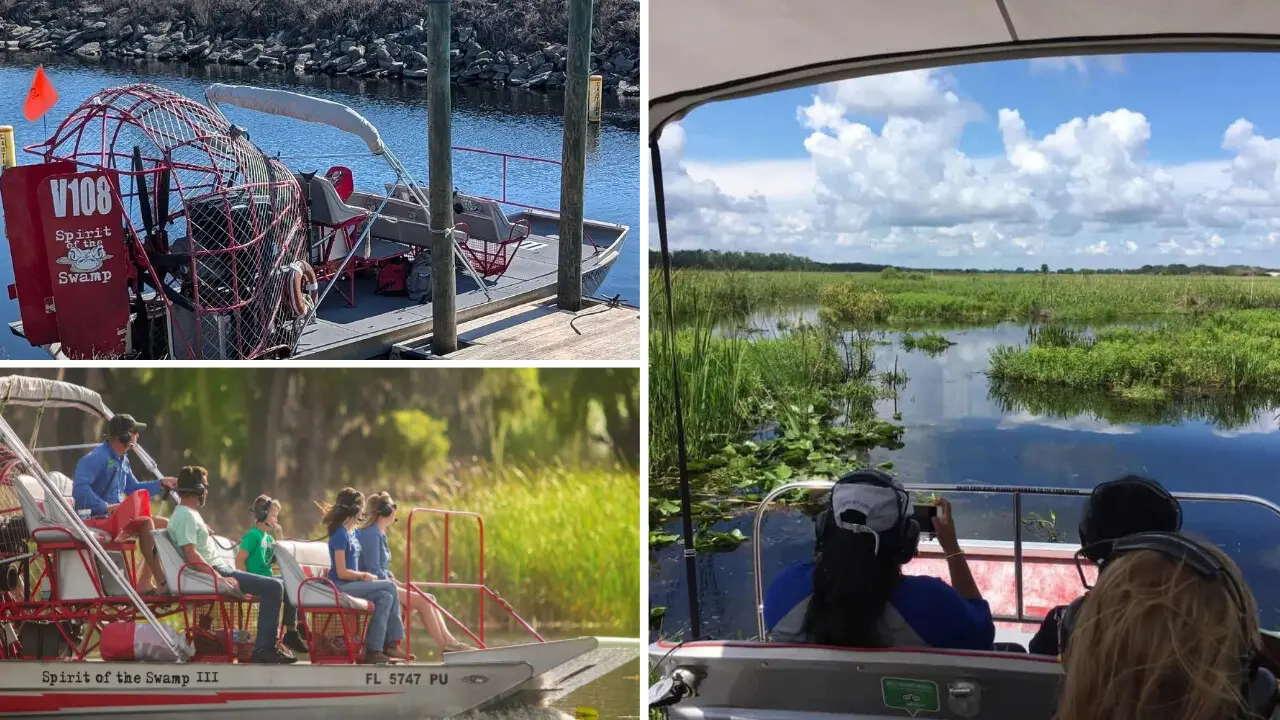 Jet Around on an Airboat