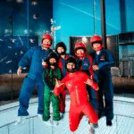 Group wearing flight suits at iFLY Indoor Skydiving Orlando
