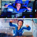 Kids smiling while indoor skydiving at iFLY Orlando