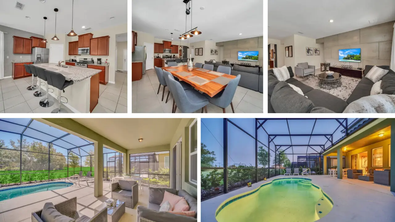 Amazing 6-Bedroom Themed Home with Pool & Spa