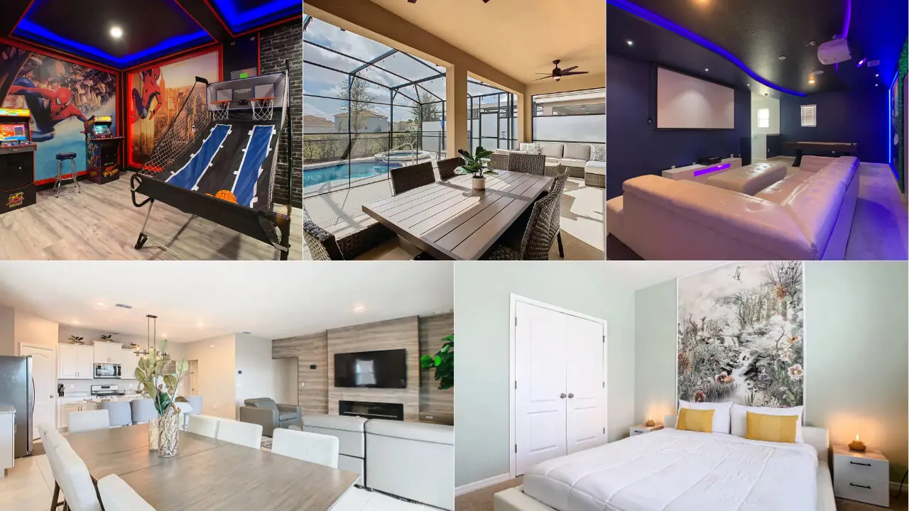 Beautiful 6-Bedroom Villa with Pool & Game Room