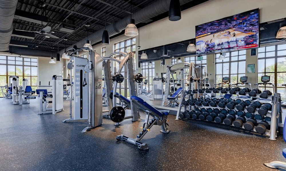 Fully Equipped 24-Hour Fitness Center