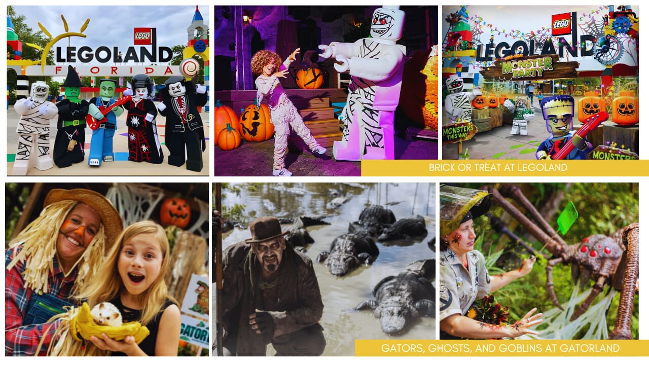 Brick or Treat at Legoland & Gators, Ghosts, and Goblins at Gatorland