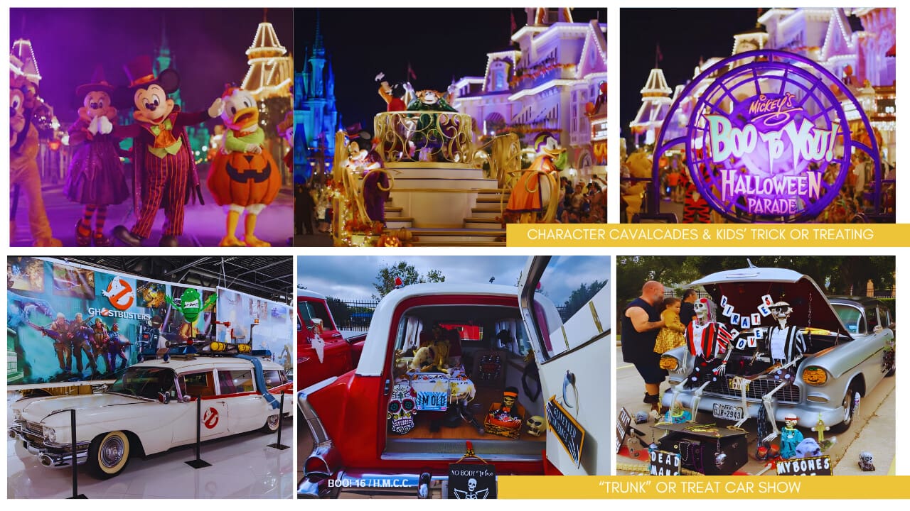 Character Cavalcades & Kids’ Trick or Treating & “Trunk” or Treat car show