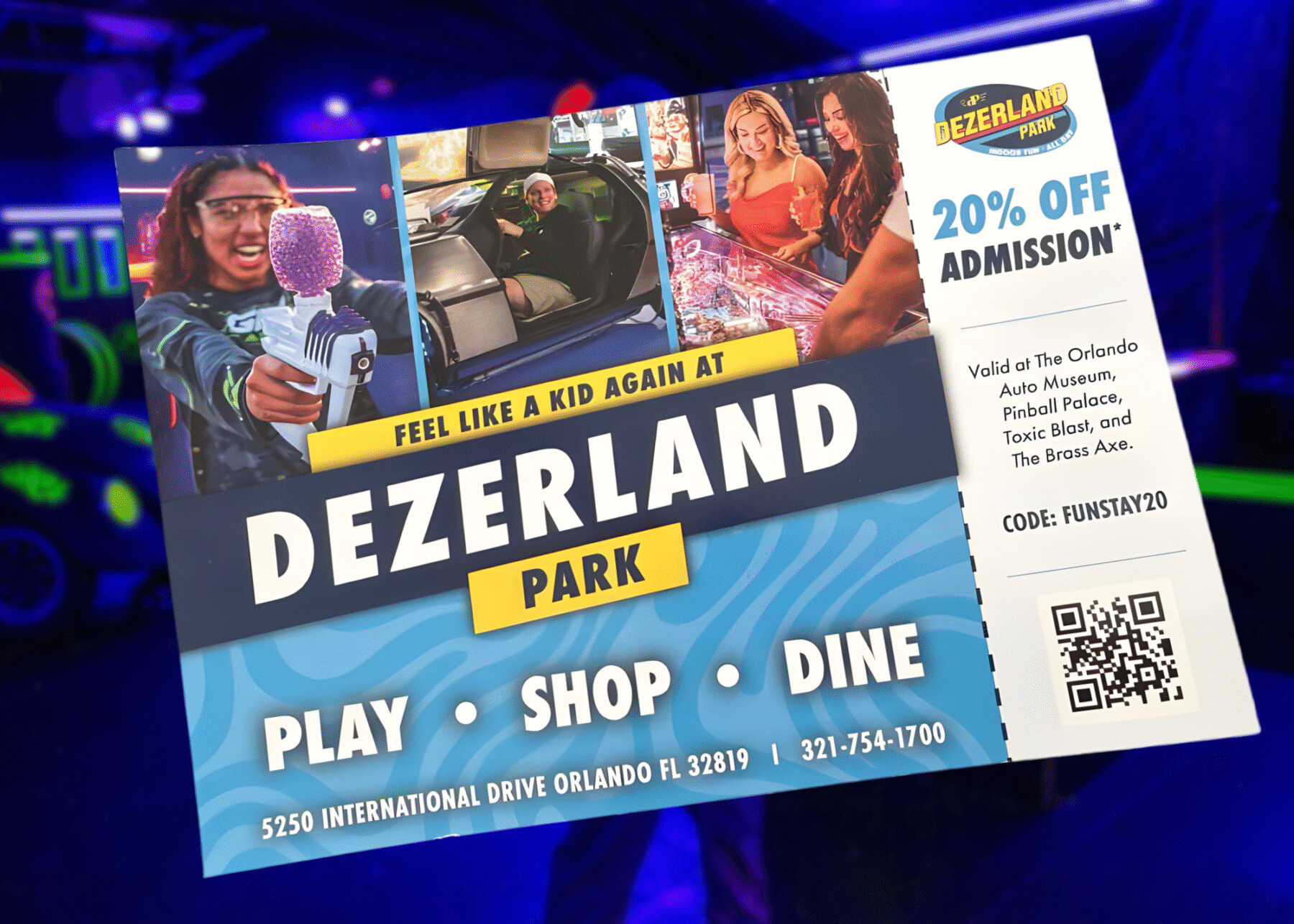 Dezerland Park 20% Off Admission