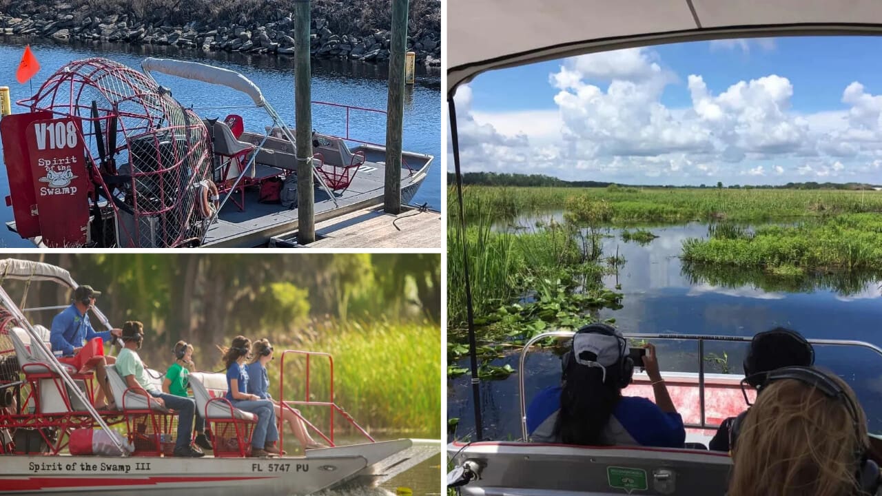 Jet Around on an Airboat