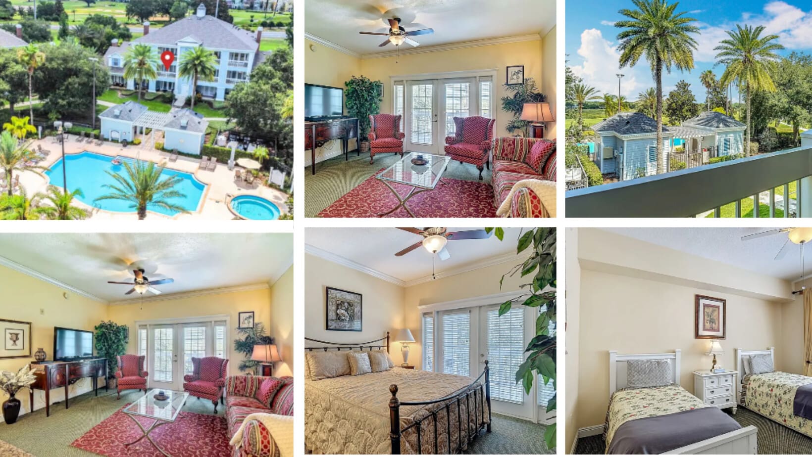 3-BR Condo with Dreamy Balcony Views, Walk to Pool