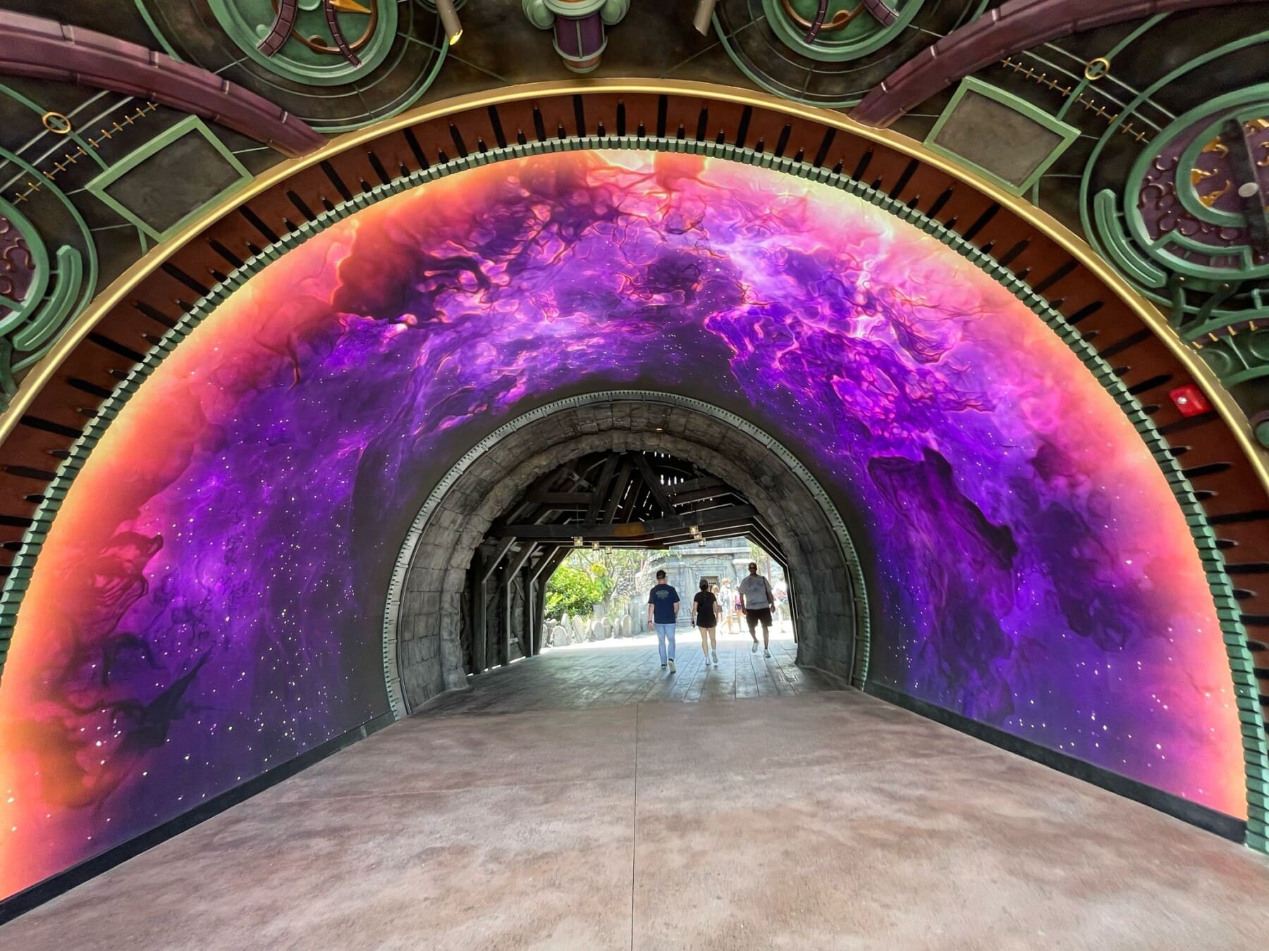 Dark Universe close-up entrance