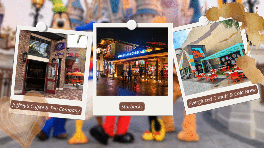 Joffrey’s Coffee & Tea Company, Starbucks, and Everglazed Donuts & Cold Brew