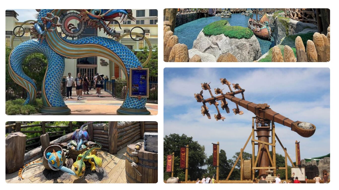 The How to Train Your Dragon Sky Flyer Ride