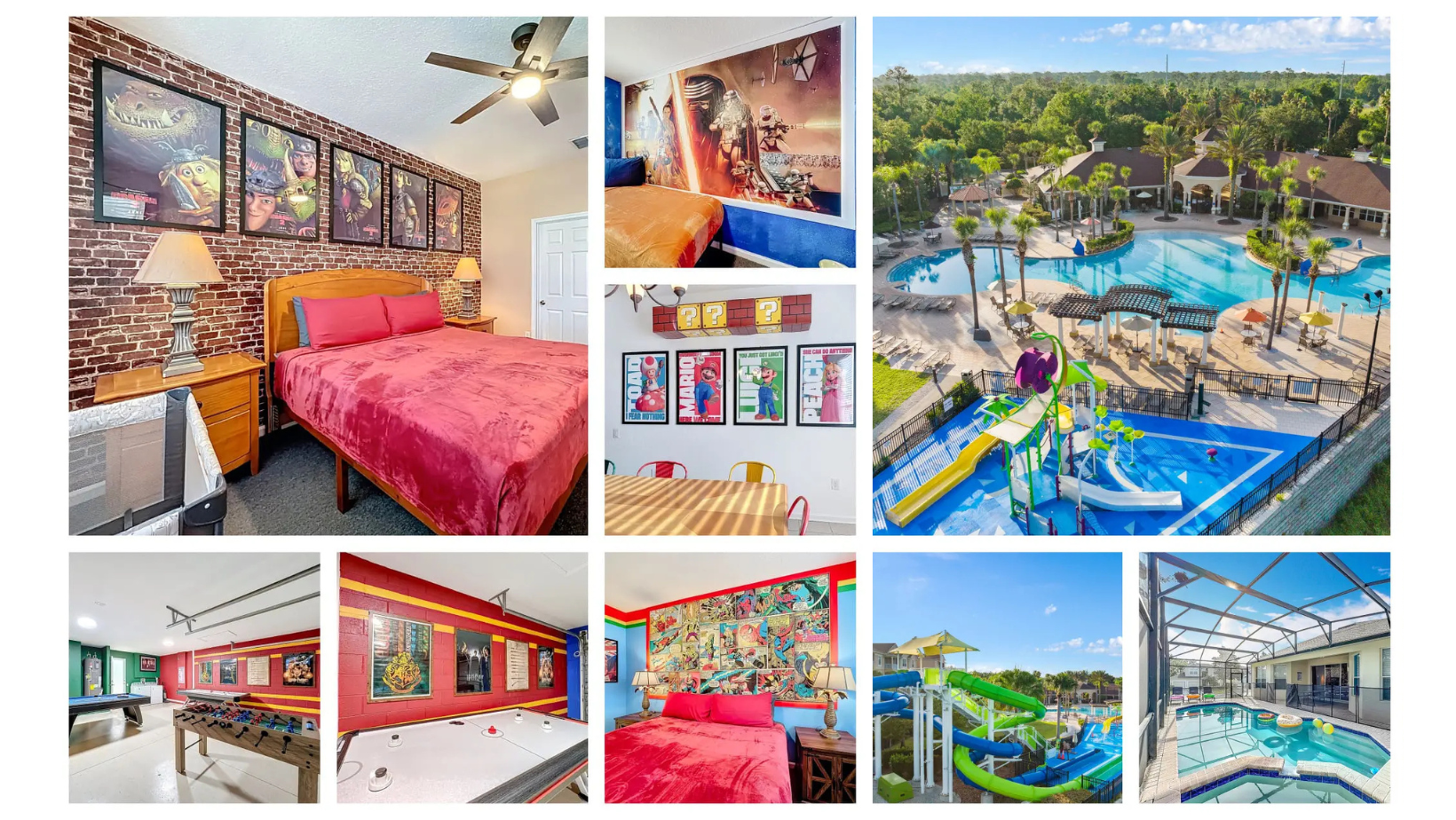 Themed Rooms with Private Pool and Spa