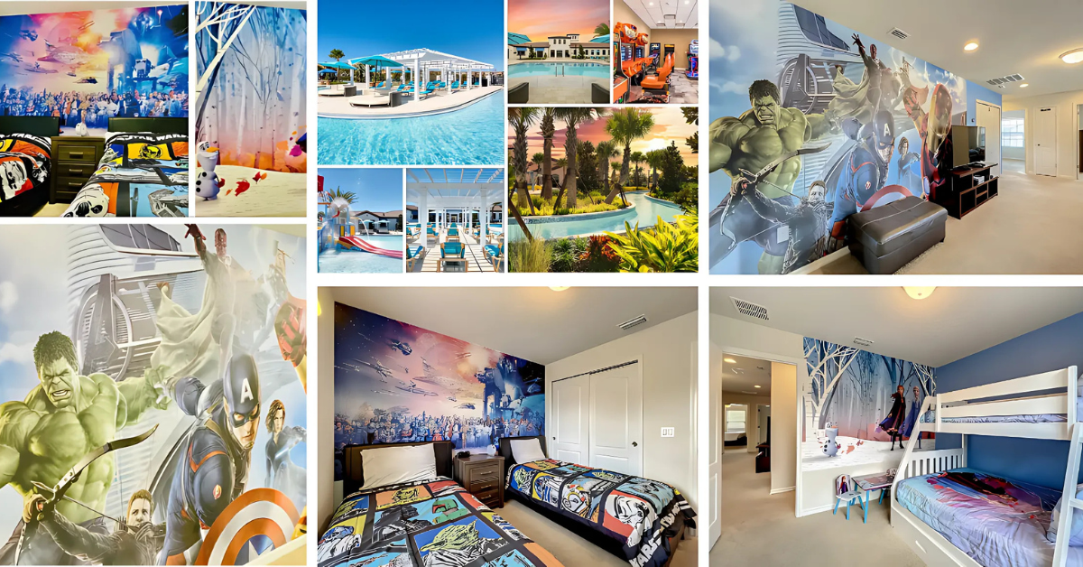 Windsor’s Avengers Villa, SF Pool, 6mi to Disney!