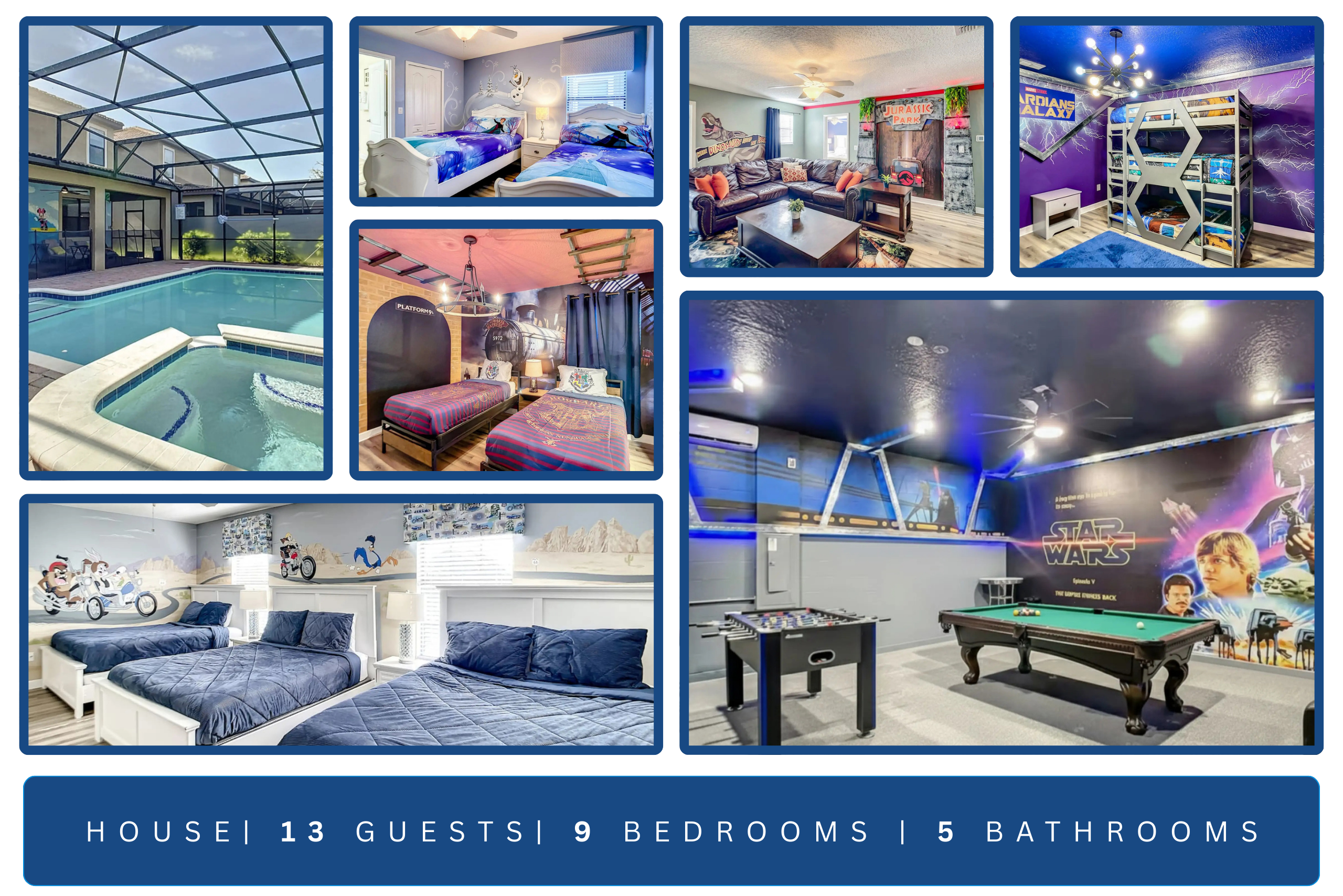 Spacious 9BR Villa in ChampionsGate, Pool/Spa