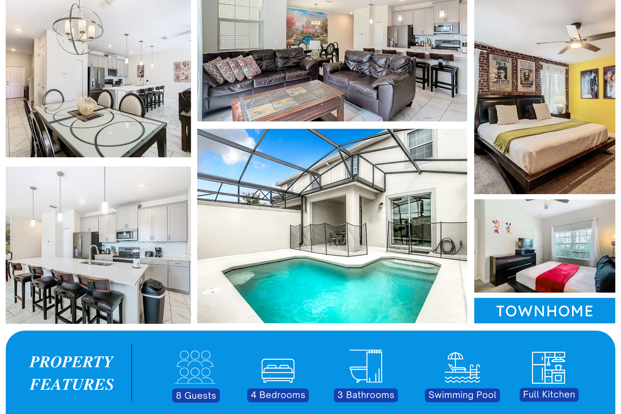 Storey Lake Amazing 4BR Townhome, Pool