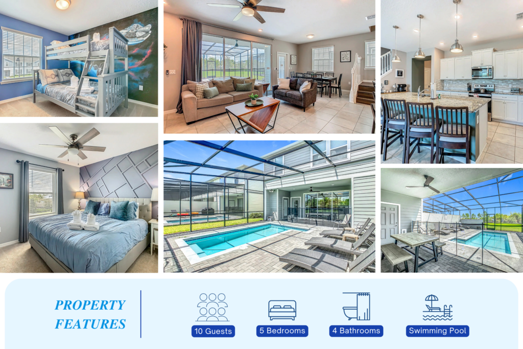 Windsor Island Dreamy 5BR Disney Villa with Private Pool