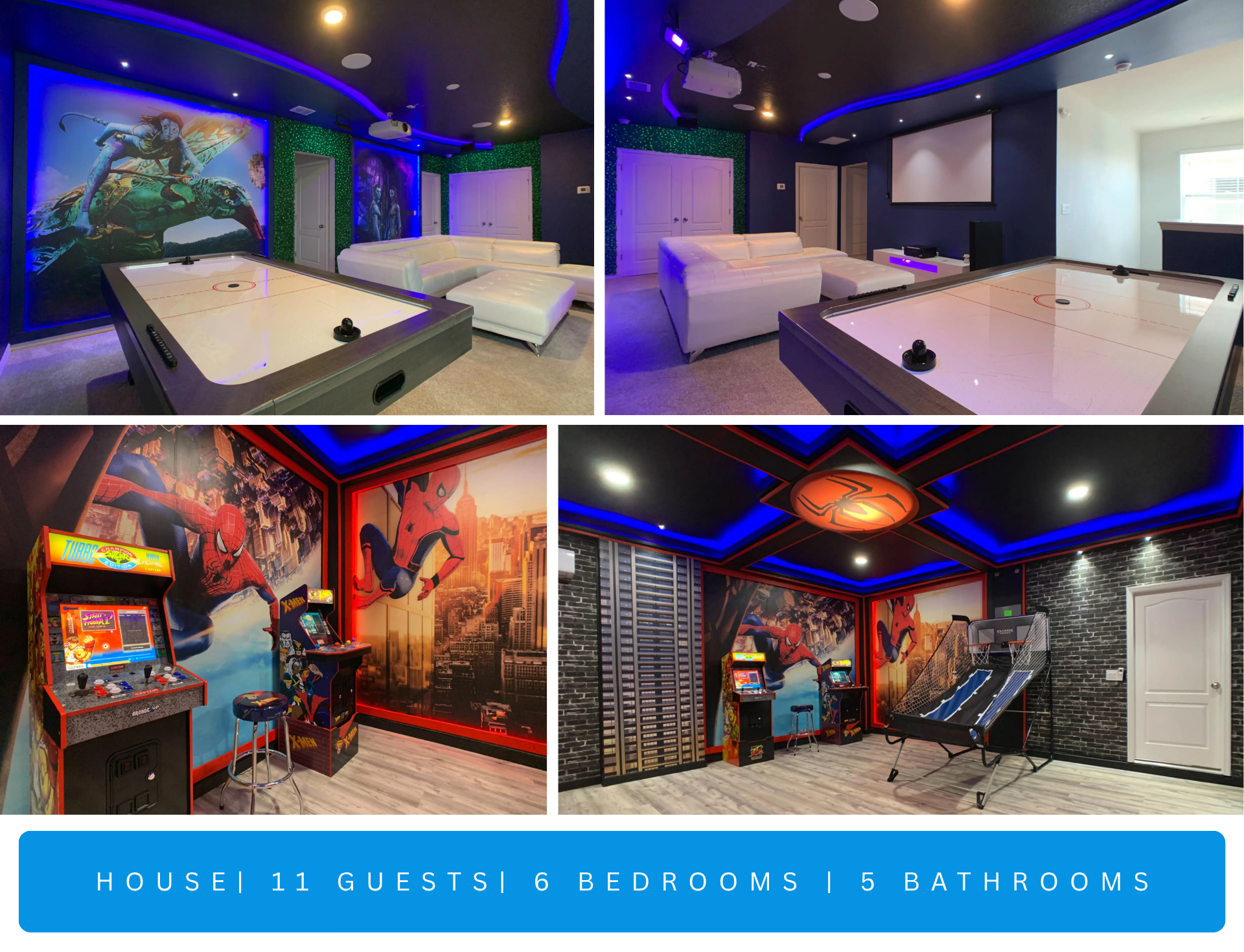 Solterra Luxury 6BR Villa with Game Room & Pool