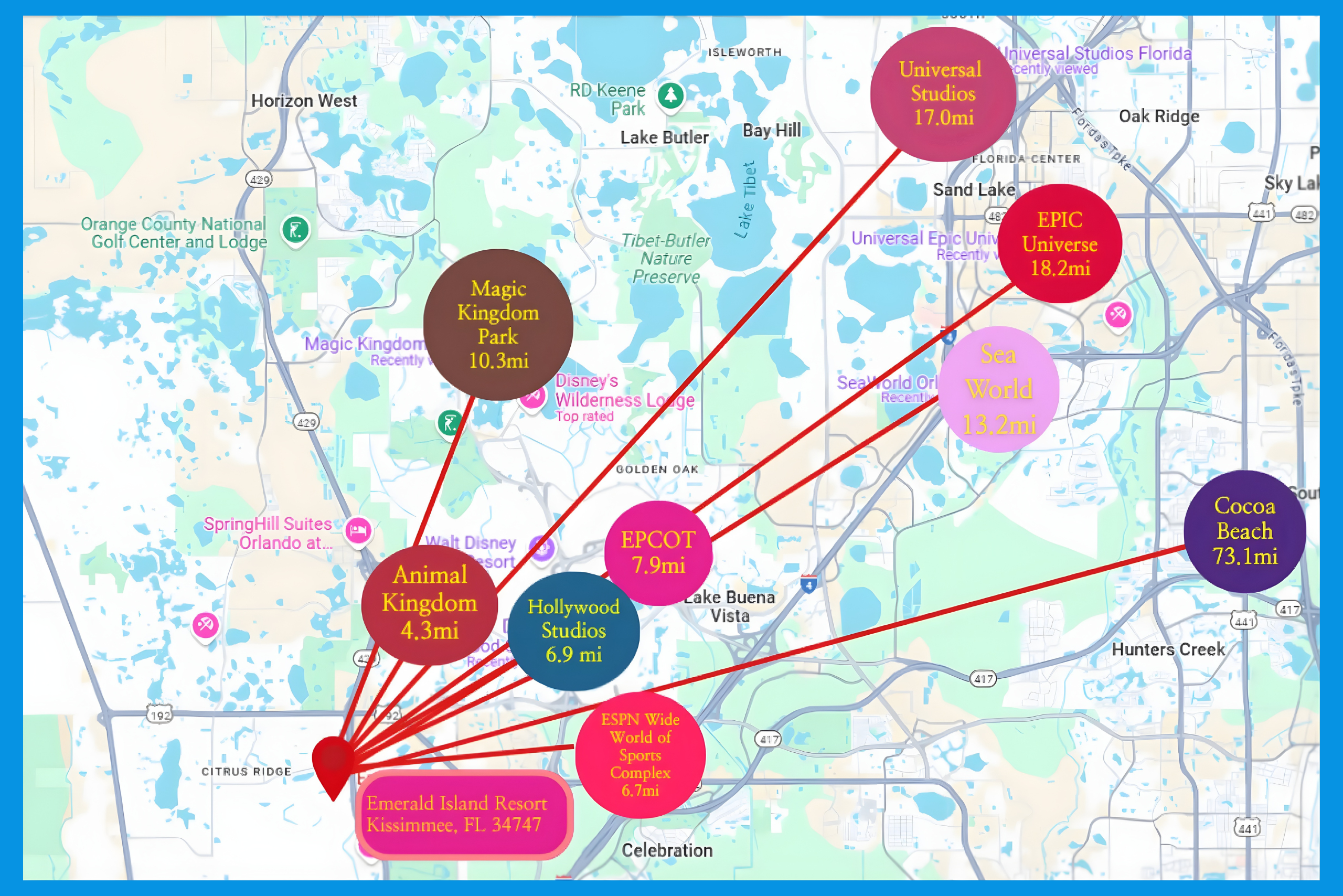 Emerald Island Resort Near Disney