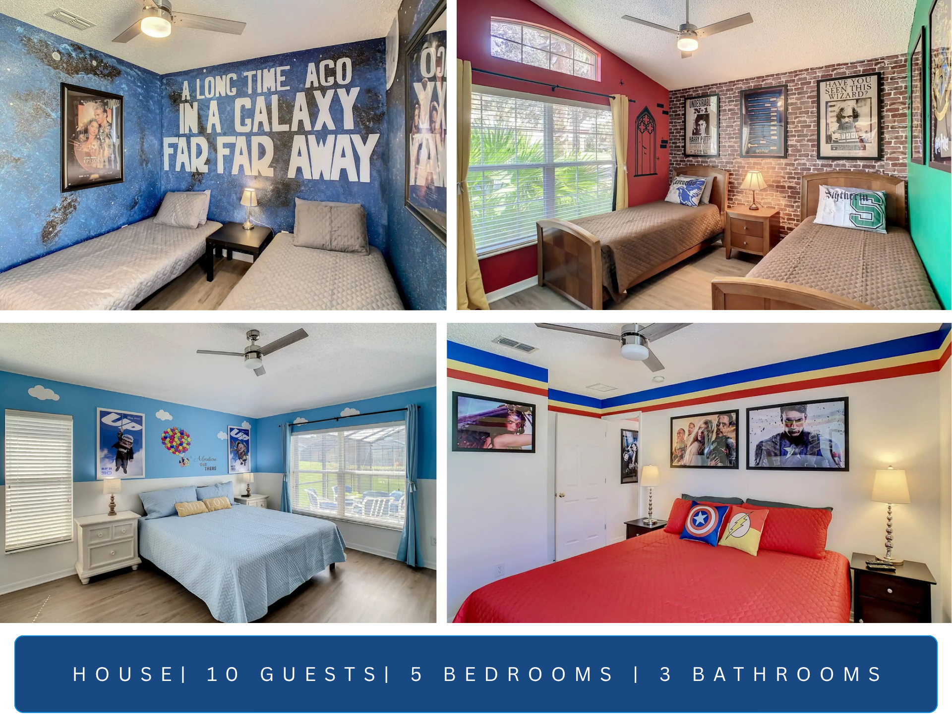 Themed Rooms with Private Pool in Kissimmee – Emerald Island Resort