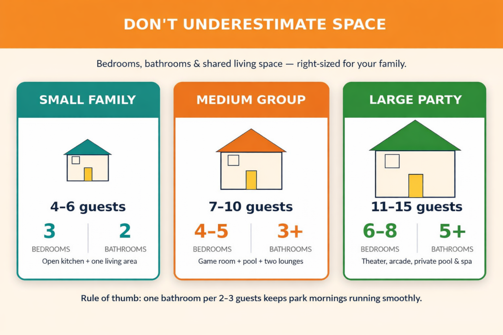 Booking the Wrong Vacation Home Size is a Mistake 