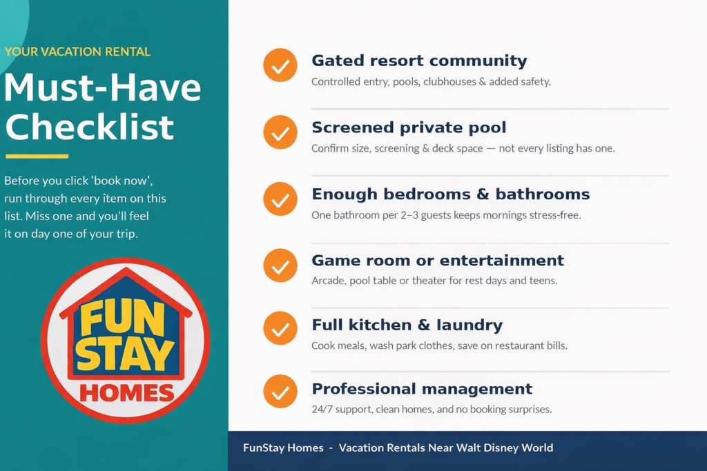 tips on booking in Orlando vacation homes